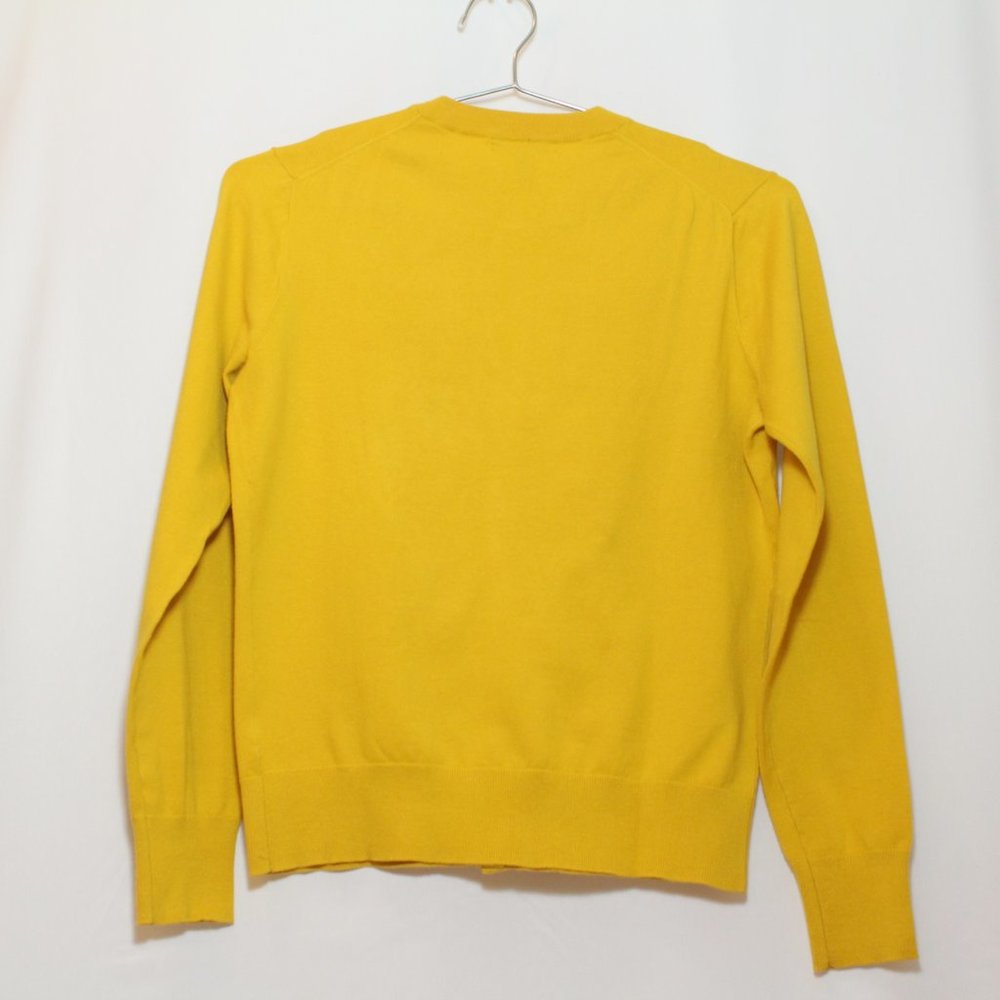 J Crew Cardigan Button up Small yellow/gold - Picture 4 of 8